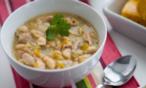 طريقة عمل شوربة الدجاج بالفاصوليا البيضاء اللذيذة